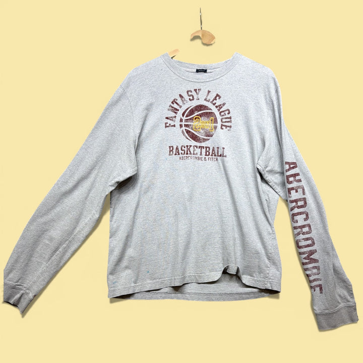 Vintage Abercrombie 2000s Long Sleeve T Shirt Size Large