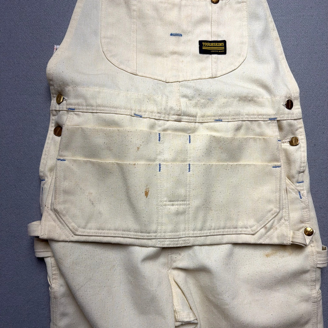 Vintage Sears Toughskins Union Made Painters Overalls Size 34