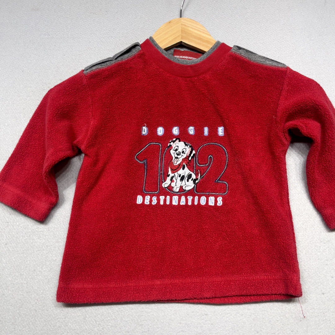 Vintage 102 Dalmatians Kids Disney Sweatshirt Size 2T