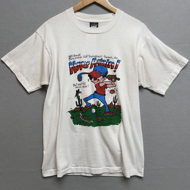Vintage 90s 28th Annual Tucson Arizona Invitational Golf Tournament Shirt Size L