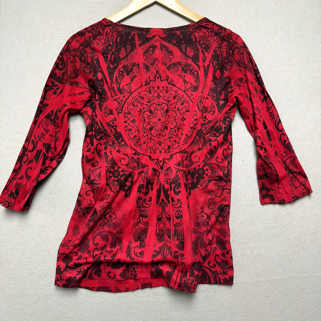 Vintage Energe Y2K Red Top Size Medium