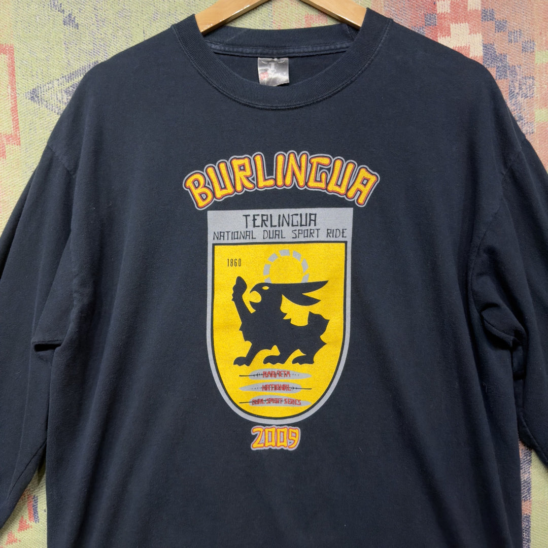 Burlingua Trail Riders Vintage T Shirt Size Medium 2000s