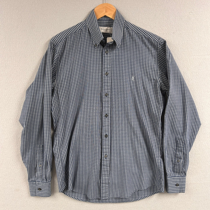 Vintage YSL Yves Saint Laurent Button Down Shirt Size Medium