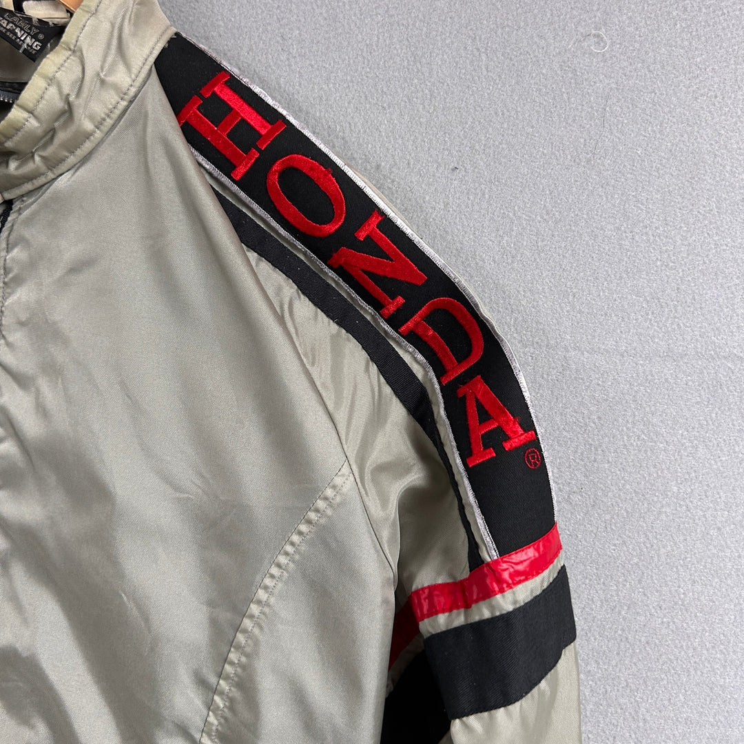 Vintage Honda Hondaline Silver Jacket No Liner Size XL
