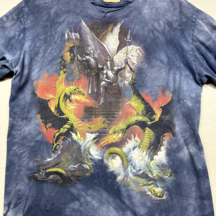 Vintage The Mountain Dragons T Shirt Size Large