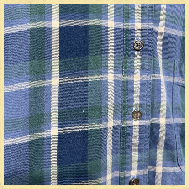 Vintage Abercrombie and Fitch 2000s Plaid Button Down Shirt Size Large