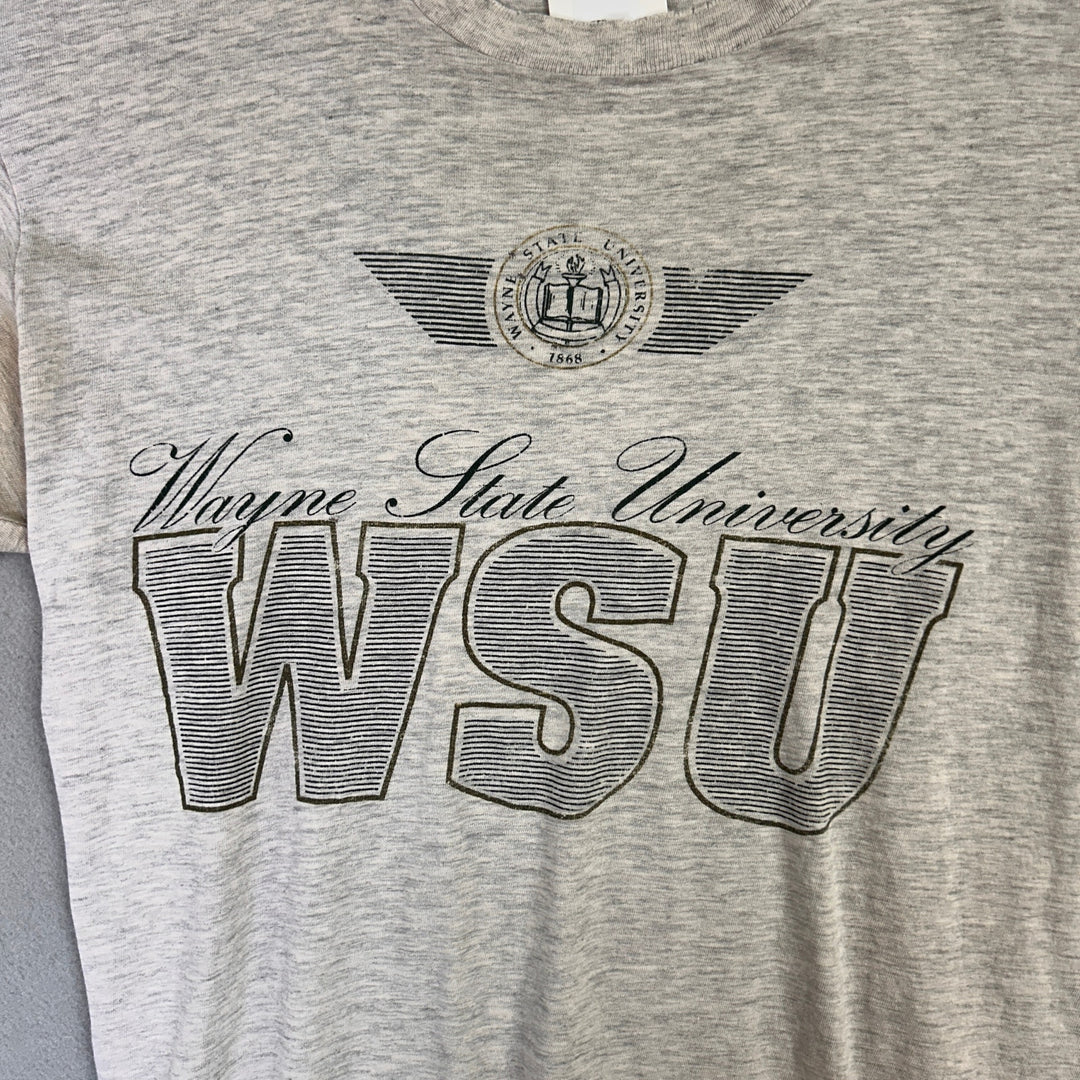 Vintage Wayne State University T Shirt Size Large