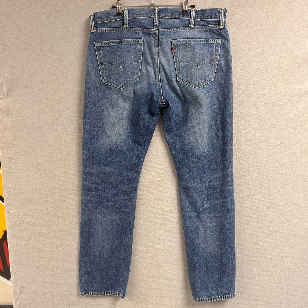 Levi's 511 Selvedge White Oak Cone Denim Jeans Size 38X32