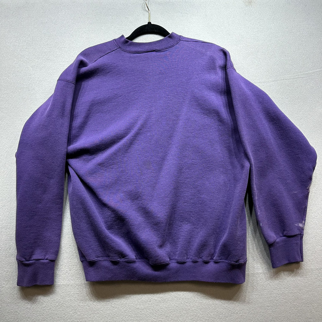 Vintage 90s Purple Tultex  Sweatshirt Size XL