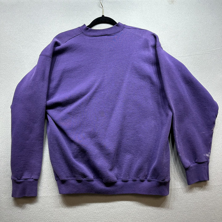Vintage 90s Purple Tultex  Sweatshirt Size XL
