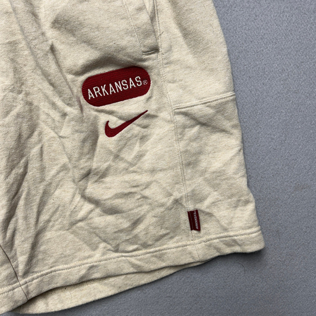 Nike University of Arkansas Fleece Shorts Size XL