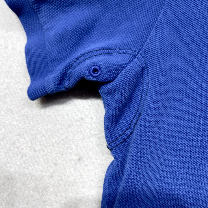 Vintage Polo Ralph Lauren Big Pony Blue Shirt Size Medium