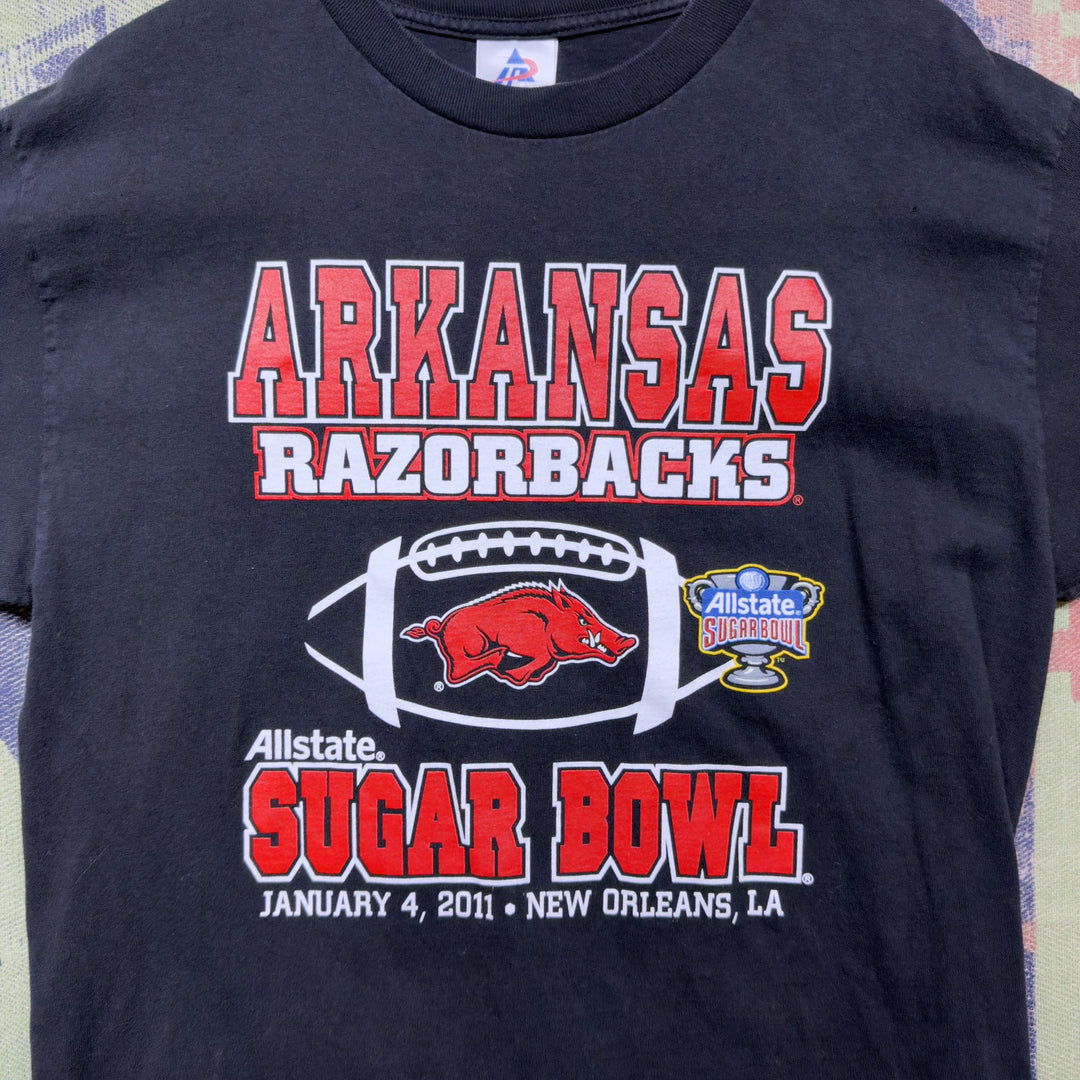 Arkansas Razorbacks Sugar Bowl 2011Vintage T Shirt Size Large
