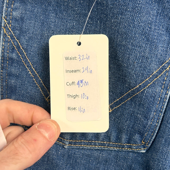 Vintage Wrangler No Fault Denim Boot Cut Jeans Size 32X29