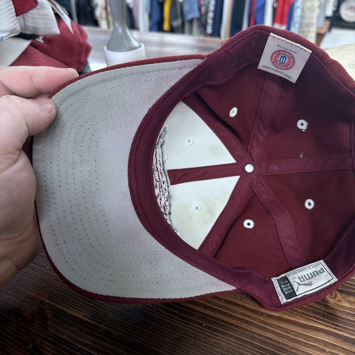 Vintage 90s Arkansas Razorbacks Puma Snapback Hat
