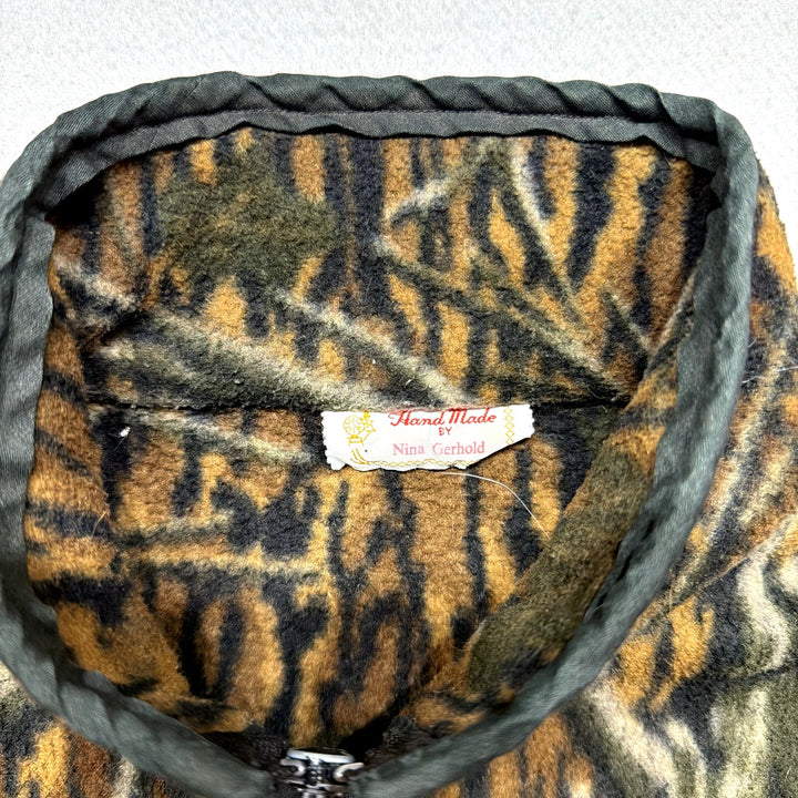 Vintage Mossy Oak Treestand Camo Fleece Jacket Size XXL