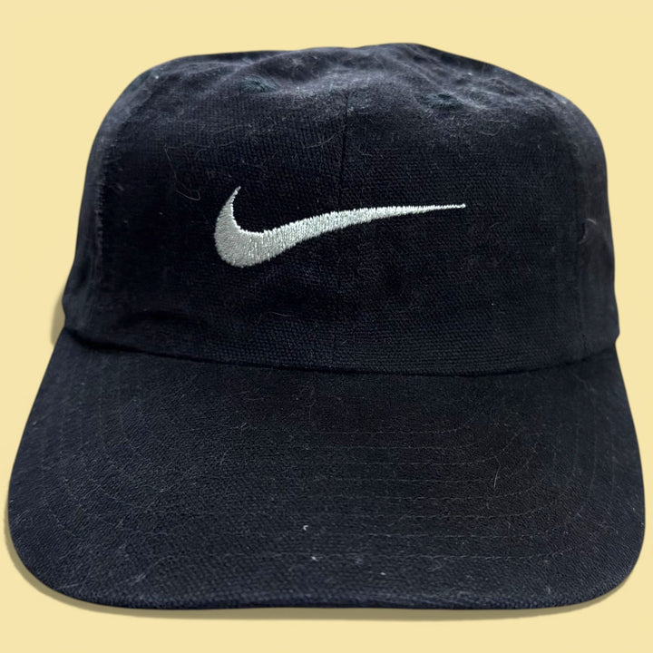 Vintage 90s Nike Swoosh Elastic Back Hat