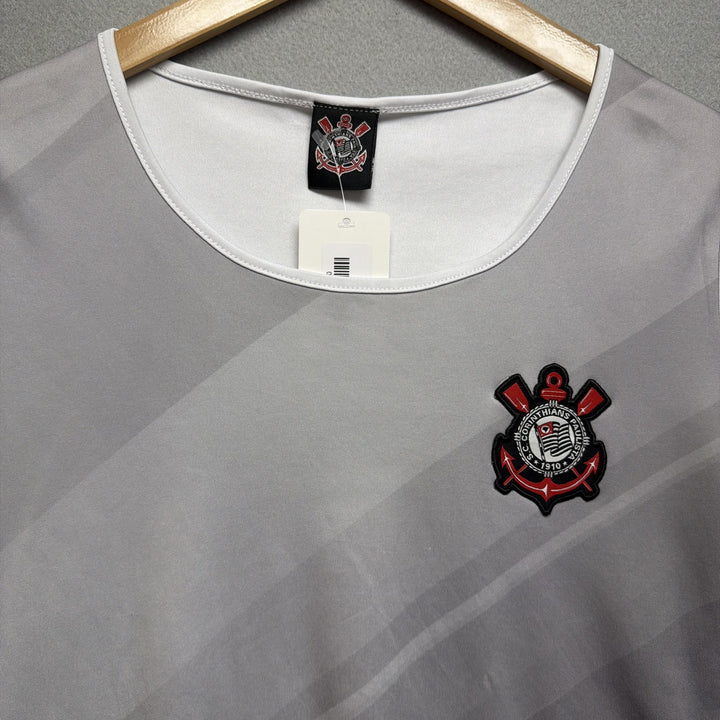 Corinthians Gray Striped Jersey Size Small