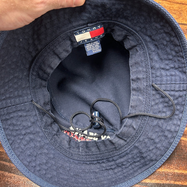 Y2K Tommy Jeans Navy Blue Bucket Hat Medium