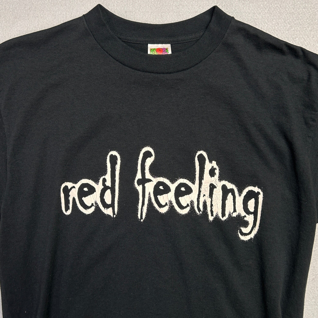 Vintage Red Feeling T Shirt Size Large