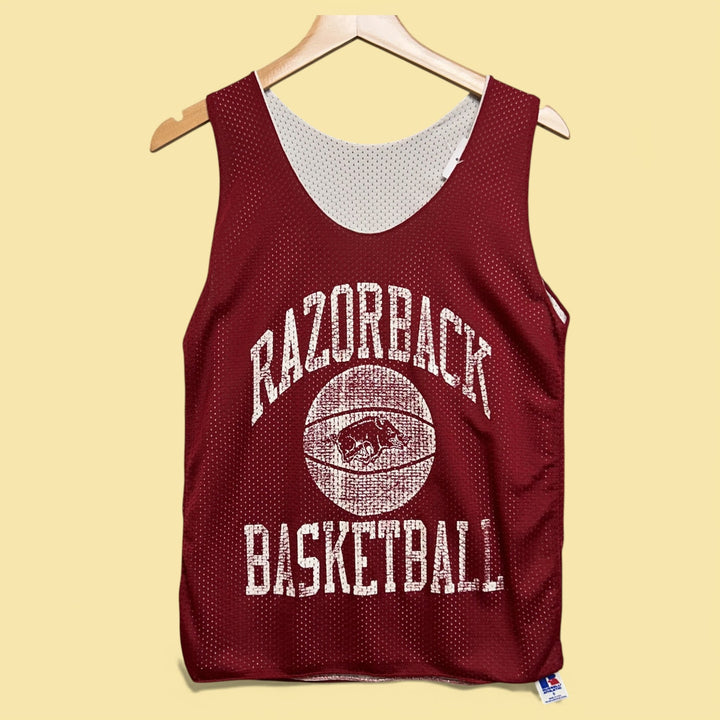 Vintage Arkansas Basketball 90s Russell Athletic Practice Jersey Size Small