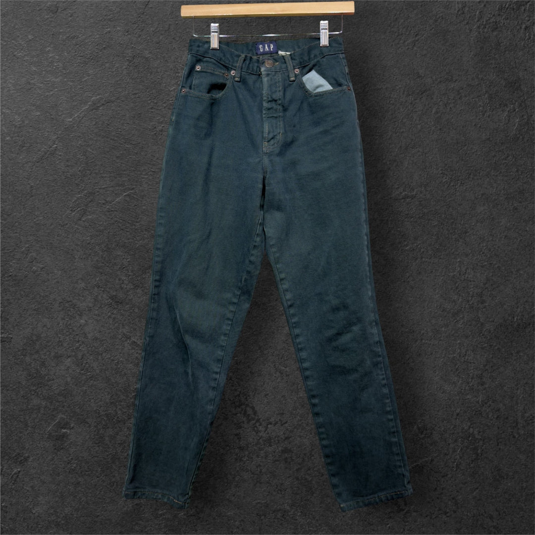 Vintage Gap Green 90s Jeans Size 27 Grunge