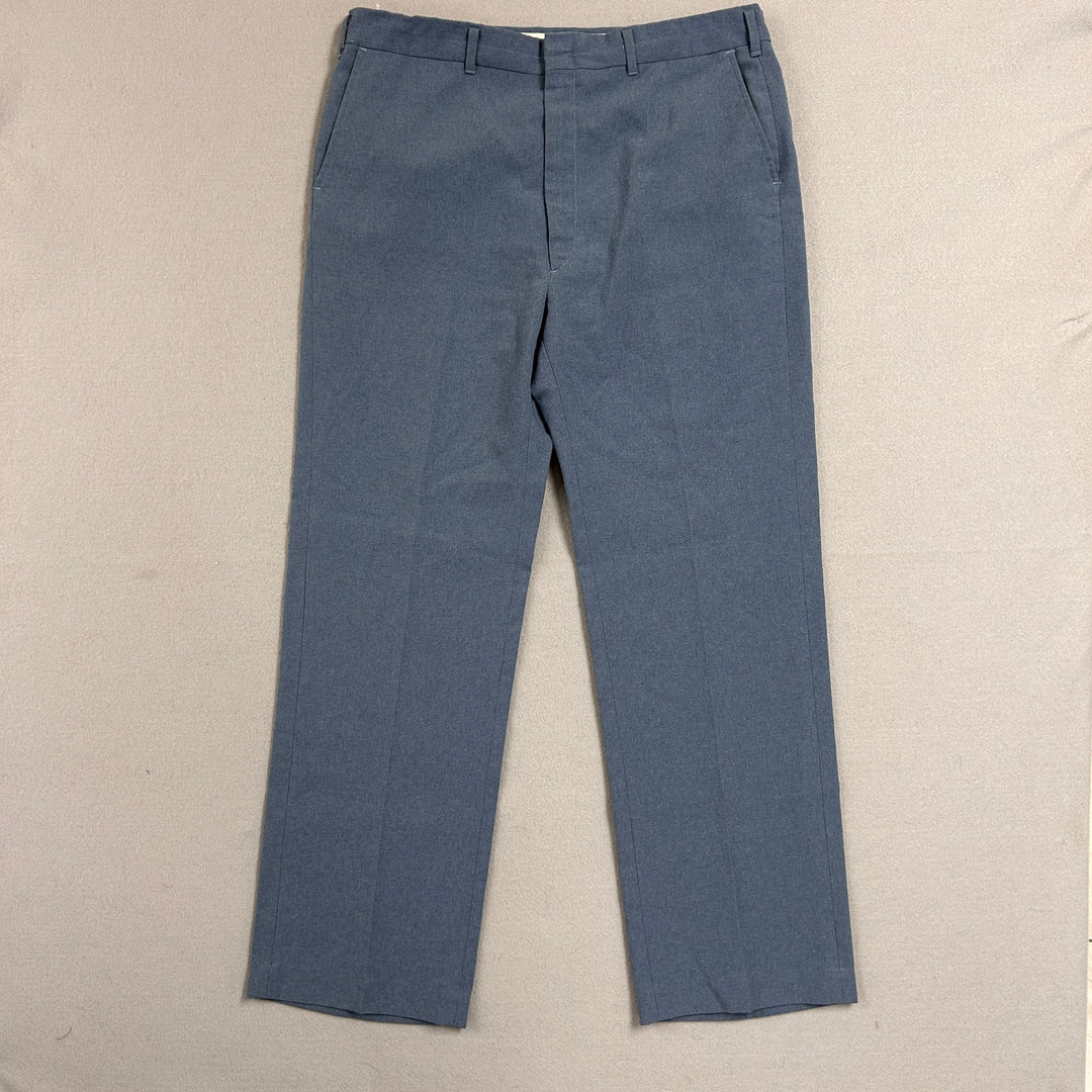 Vintage Haggar Polyester Gray Pants Size 36