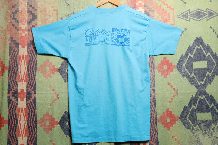 Cadillac Invitational Golf Vintage T Shirt Large 90s