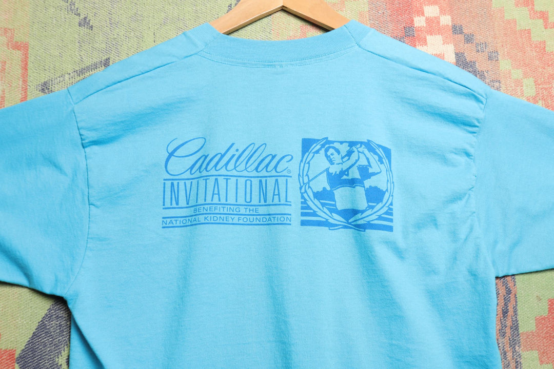 Cadillac Invitational Golf Vintage T Shirt Large 90s