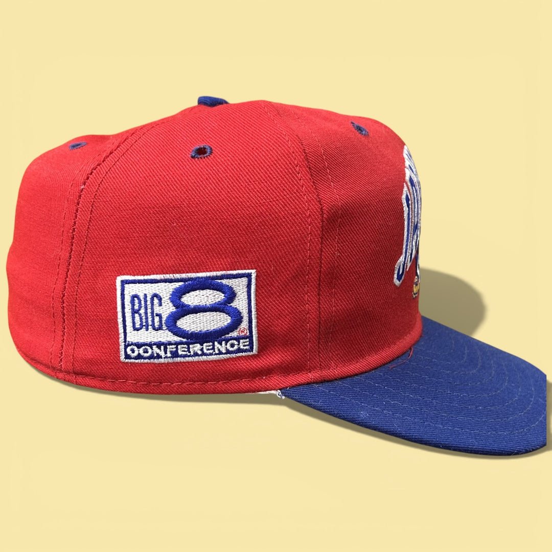 Vintage Kansas Jayhawks Pro Line 90s Fitted Hat 7 1/8