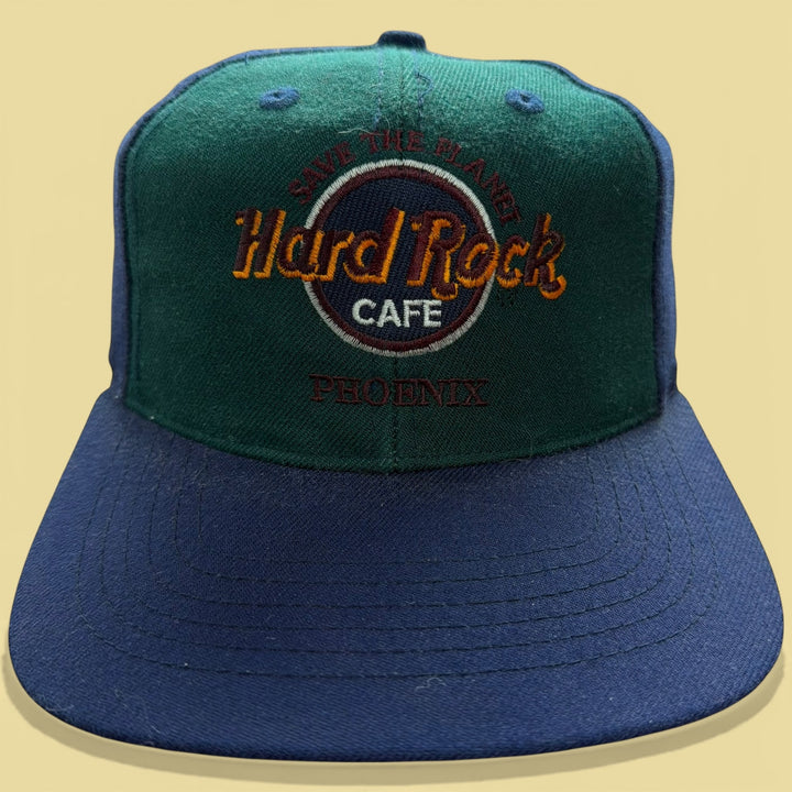 Vintage Hard Rock Cafe Phoenix 90s Snapback Hat