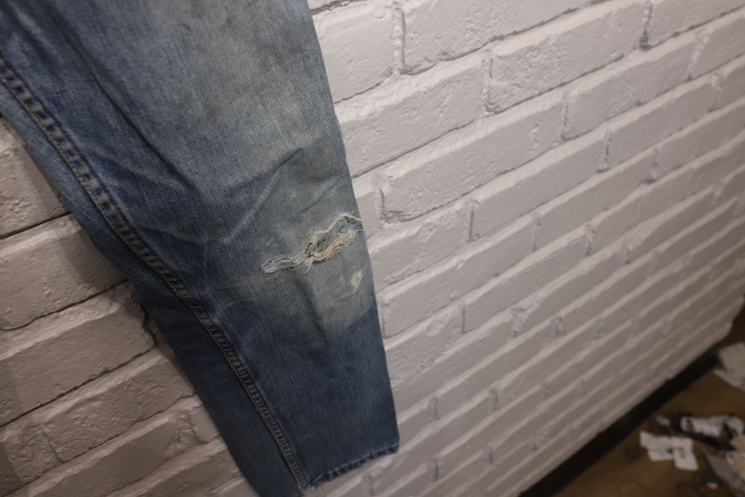 60s tuf nut distressed denim jeans size 26/28