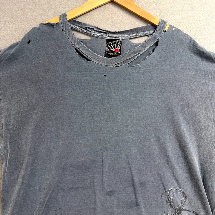 Vintage Top Heavy Dragon Thrashed Distressed Shirt size XL