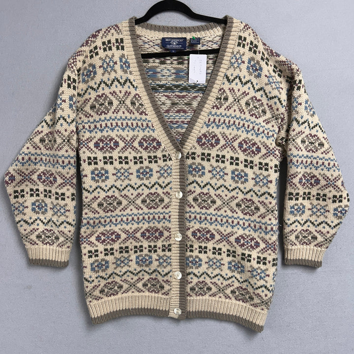 Vintage Best American Clothing Co Cardigan Sweater Size Medium