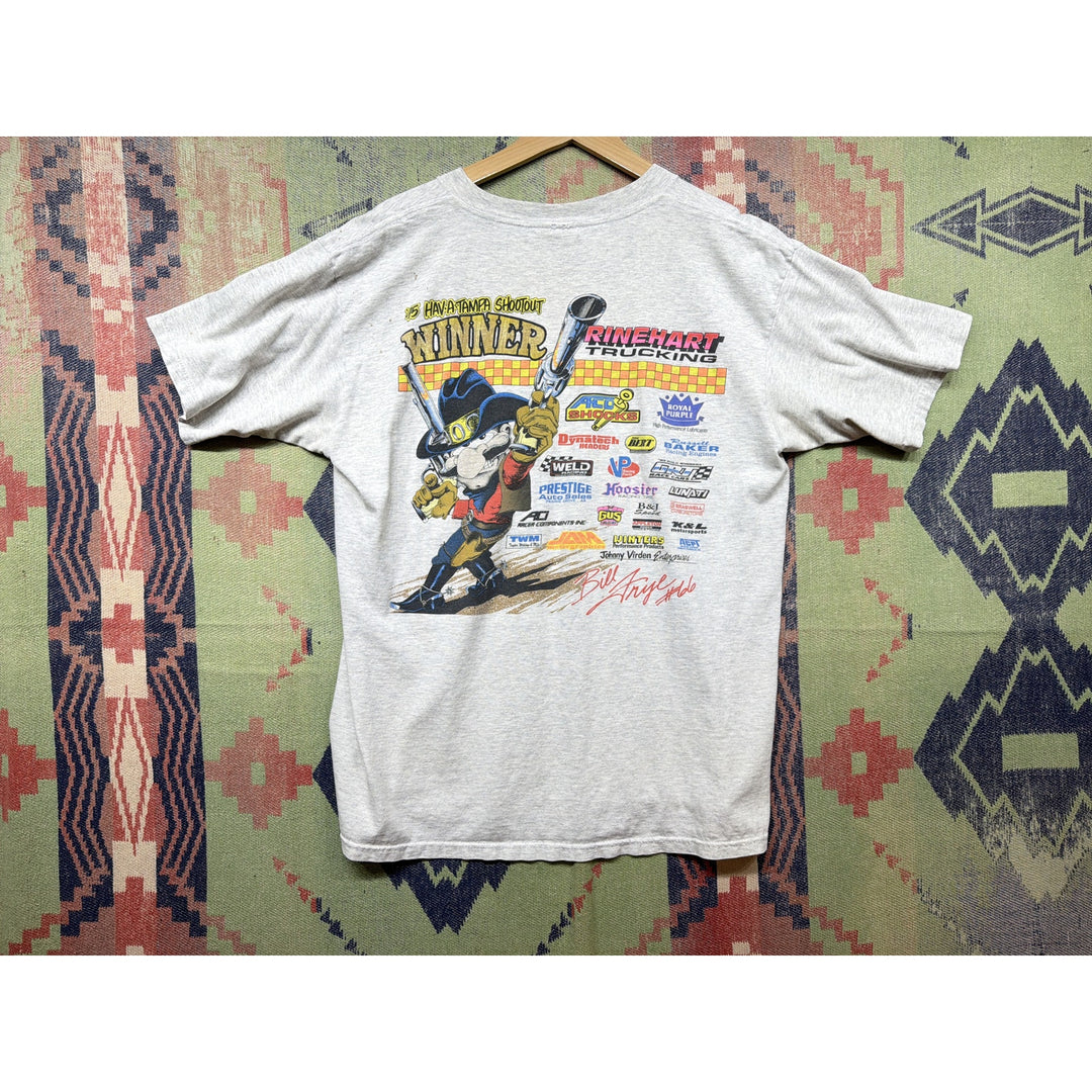 Bill Frye Vintage Racing Nascar T Shirt Size Large  90s