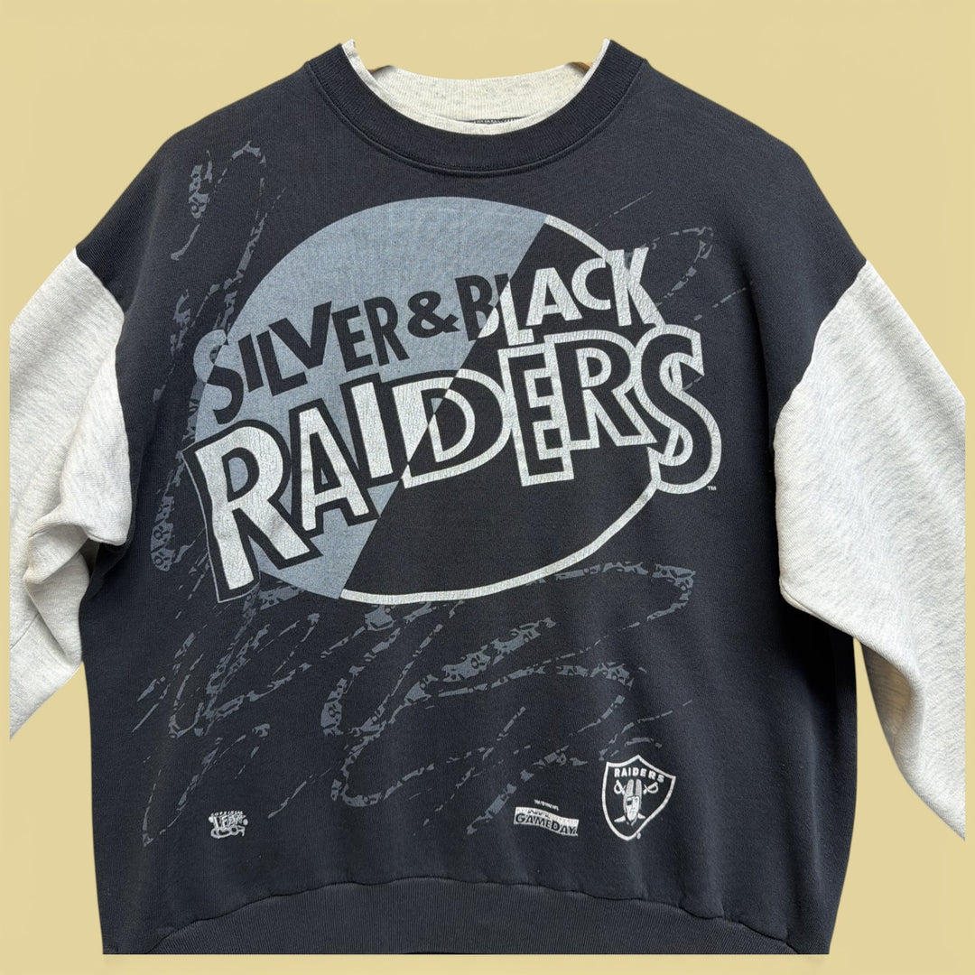 Vintage Oakland Raiders 90s Sweatshirt Size Medium