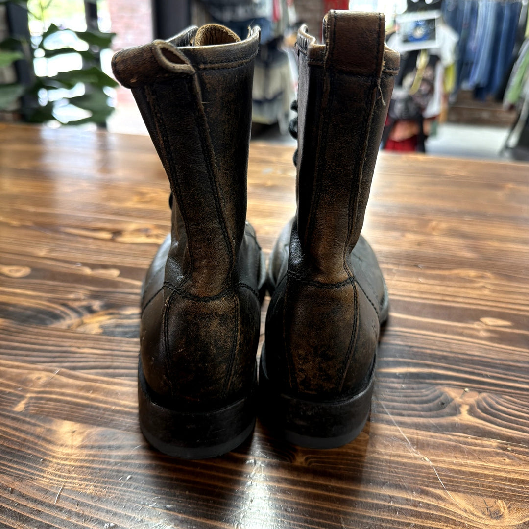 Women's Frye Veronica Lace Up Combat Boots Size 7.5B