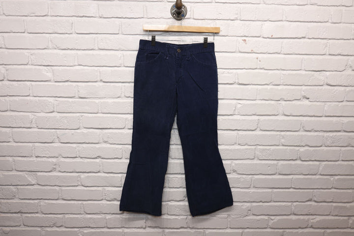 70s kids put on corduroy flare pants size 27/25