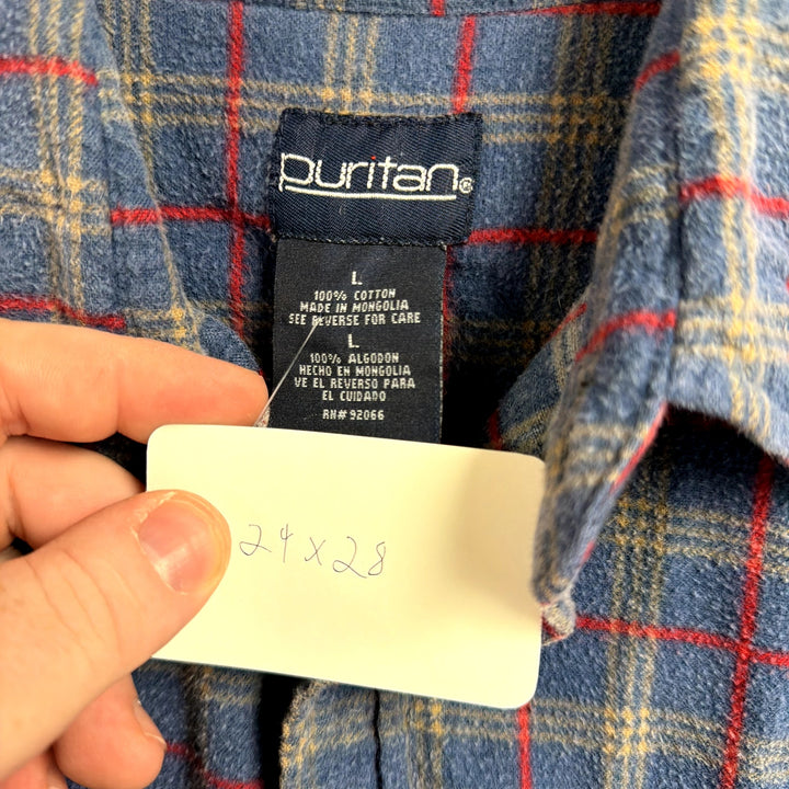 Vintage Puritan Flannel Shirt Size Large