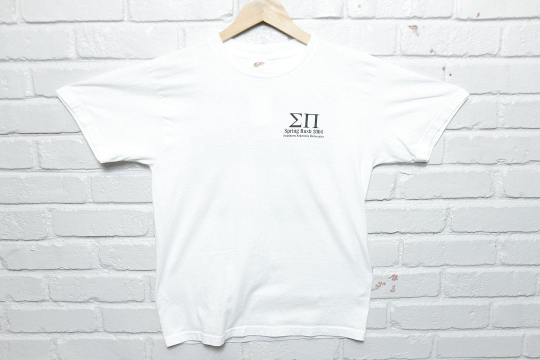 Rush Sigma Pi Vintage Be a Dick T Shirt 2000s Medium