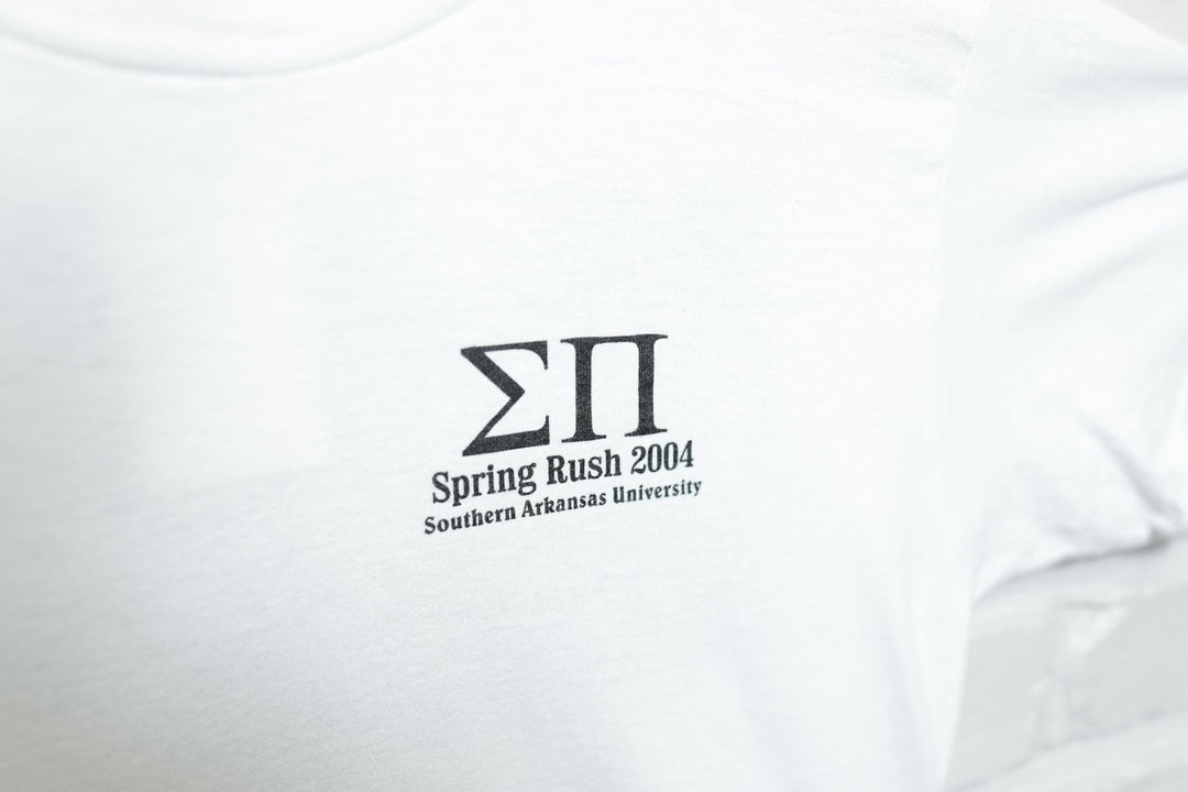 Rush Sigma Pi Vintage Be a Dick T Shirt 2000s Medium