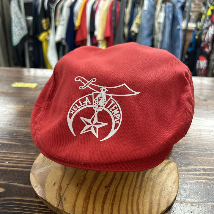 Shriners Hella Temple Vintage Flat Cap 70s