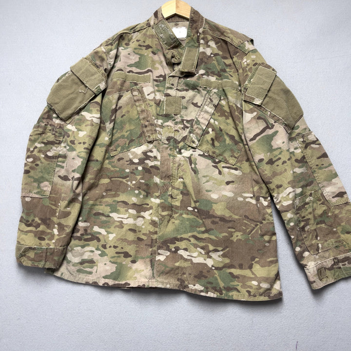 Men's Camo Military BDU Button Up Long Sleeve SI Shirt XXL