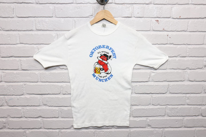 80s Vintage Munich Oktoberfest T Shirt Size Small