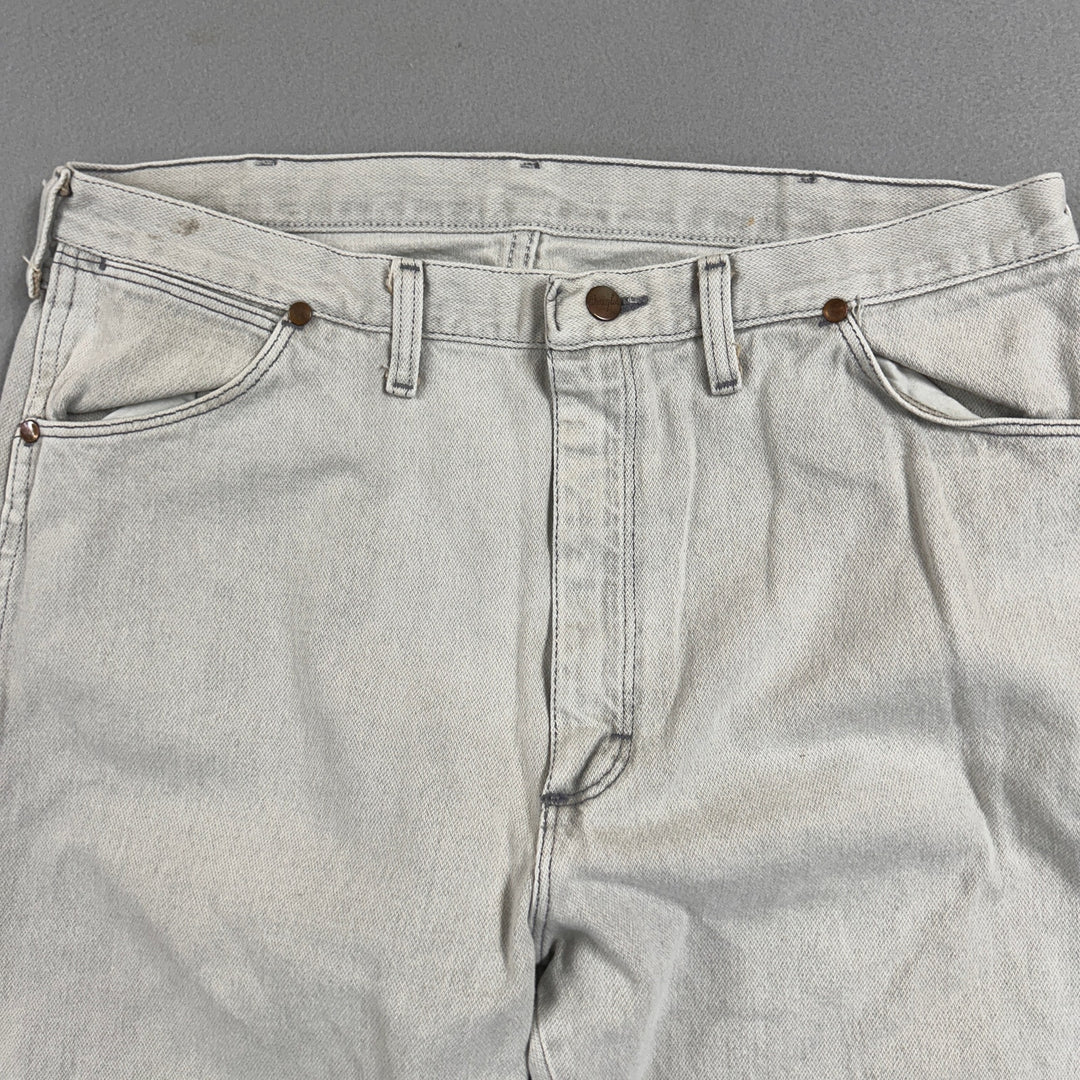 Vintage Wrangler Made in USA 13MWZ Gray Jeans Size 36