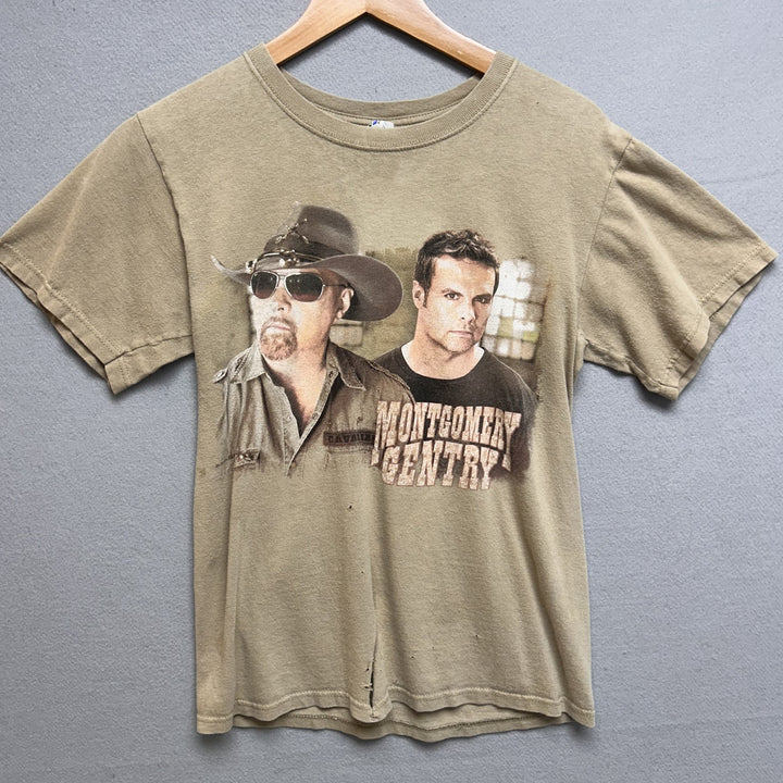 Vintage Y2K Montgomery Gentry Tour T Shirt Size Small