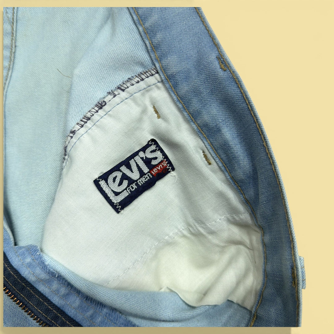 Vintage Levis Orange Tab 80s Paint Splatter Jeans Size 39