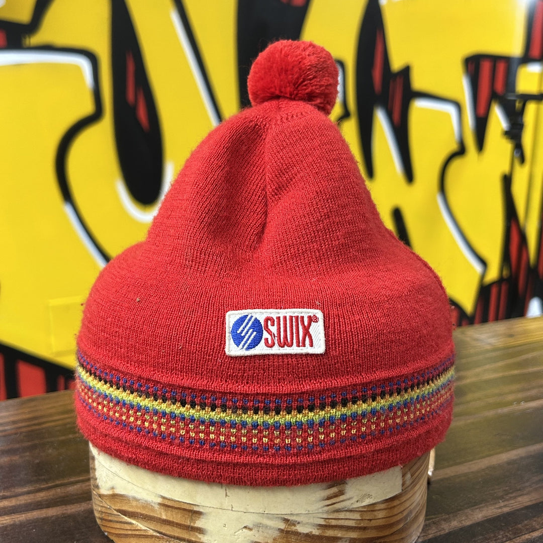 Swix Vintage Pom Beanie Hat 90s