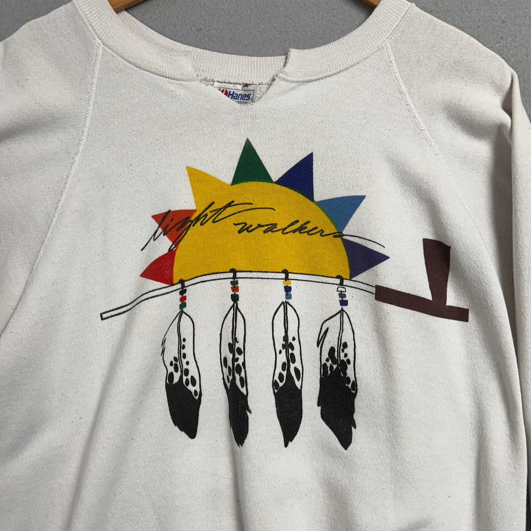 Vintage Light Walkers Native american Sweatshirt size XXL