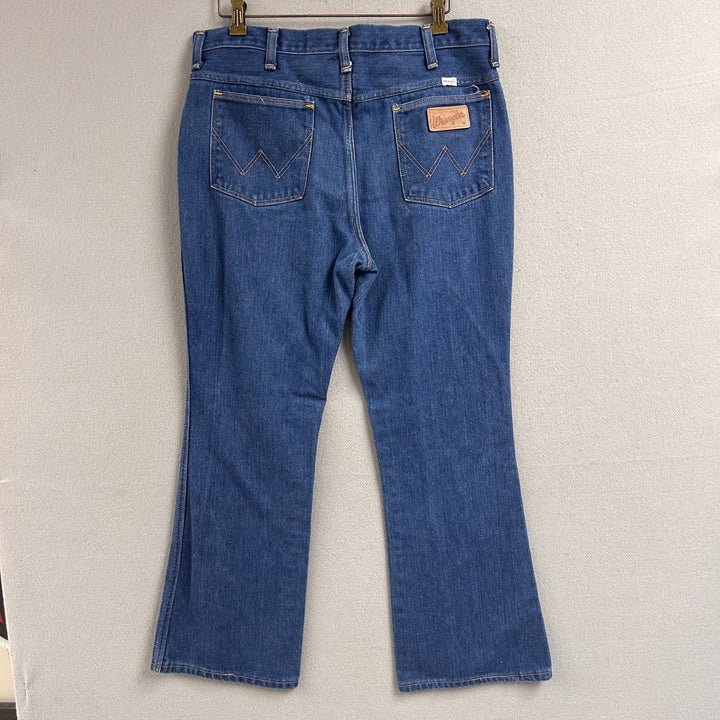 Vintage Wrangler No Fault Denim Boot Cut Jeans Size 32X29
